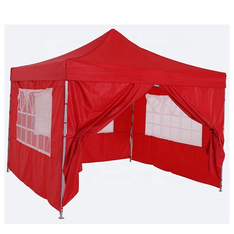 Outdoor Waterproof Gazebo Tent Folding Tent Pop Up Trade Show Tent 10x10 with Church Window