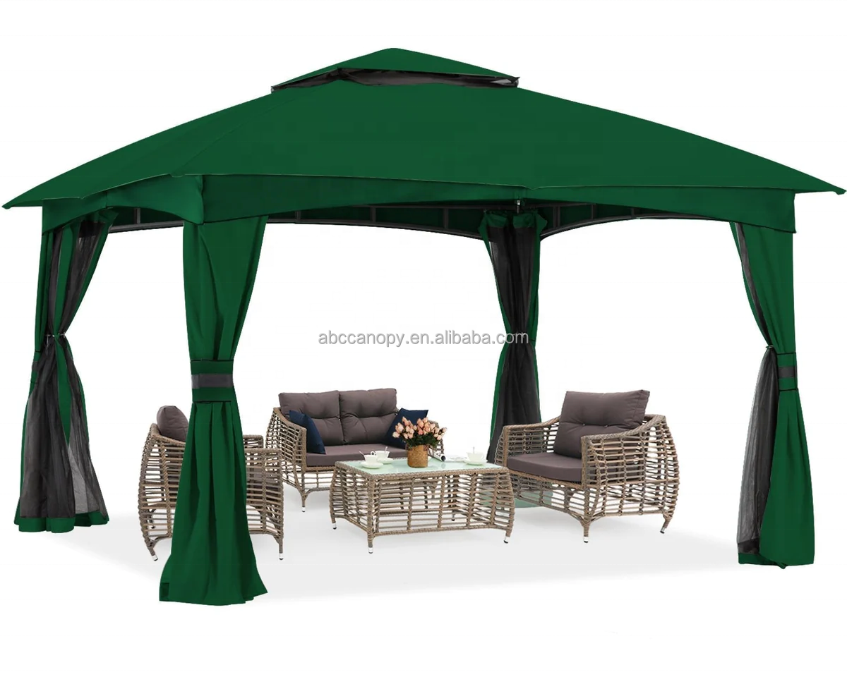 ABCCANOPY Rip-Lock Soft Top Outdoor Gazebo Waterproof Paviljonki Metal Pergola Gazebo Garden Pergola Curtains Gartenpavillon