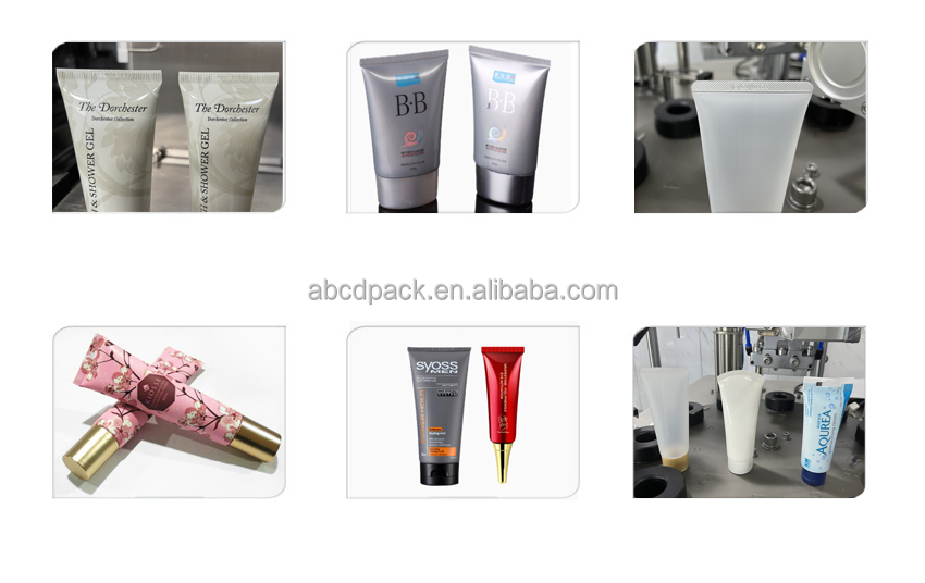 ABCDPACK Ultrasonic Semi Automatic Toothpaste Tube Filling And Sealing Machine Cosmetic Cream Tube Filling Sealing Machine