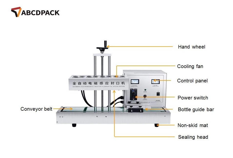 Wholesale Desktop Small Electric Aluminum Foil Liner PET PP PE Plastic Jar Bottle Air-Cooled liner Induction Sealing Machine