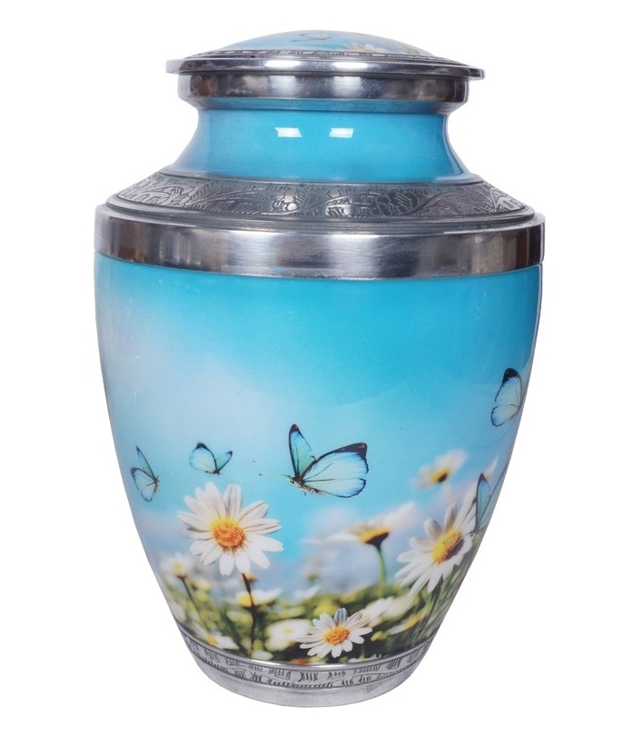 NEW ARRIVAL WHOLE SALE HUMAN ASHES URN WITH HUMMING BIRDS PICTURE FINISH CREMATION URN FOR HUMAN ASHES