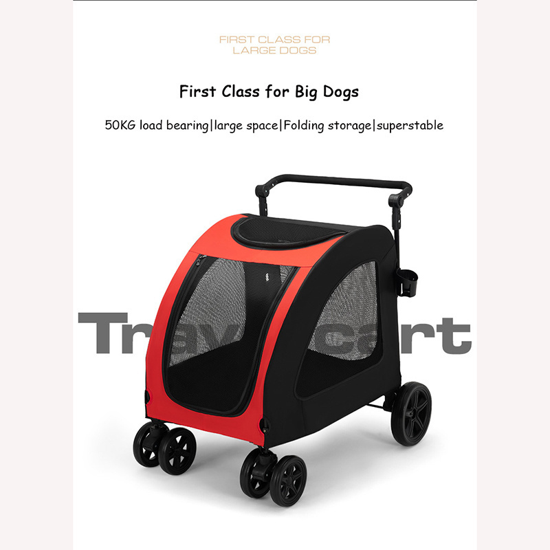 SP100 New Arrival detachable portable jogger large dog pet stroller for large dogs