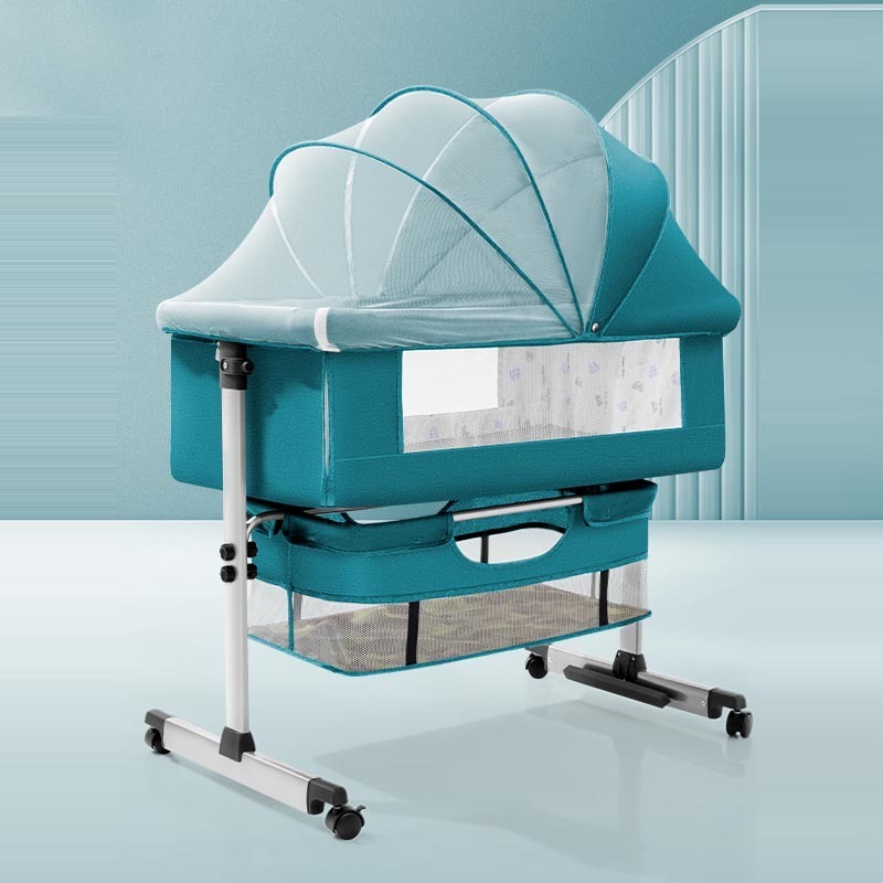 2023 Hot Seller Foldable Bedside Crib multi-functional Baby Bassinet 3 in 1 Baby Bed Comfortable Beside Cot Baby