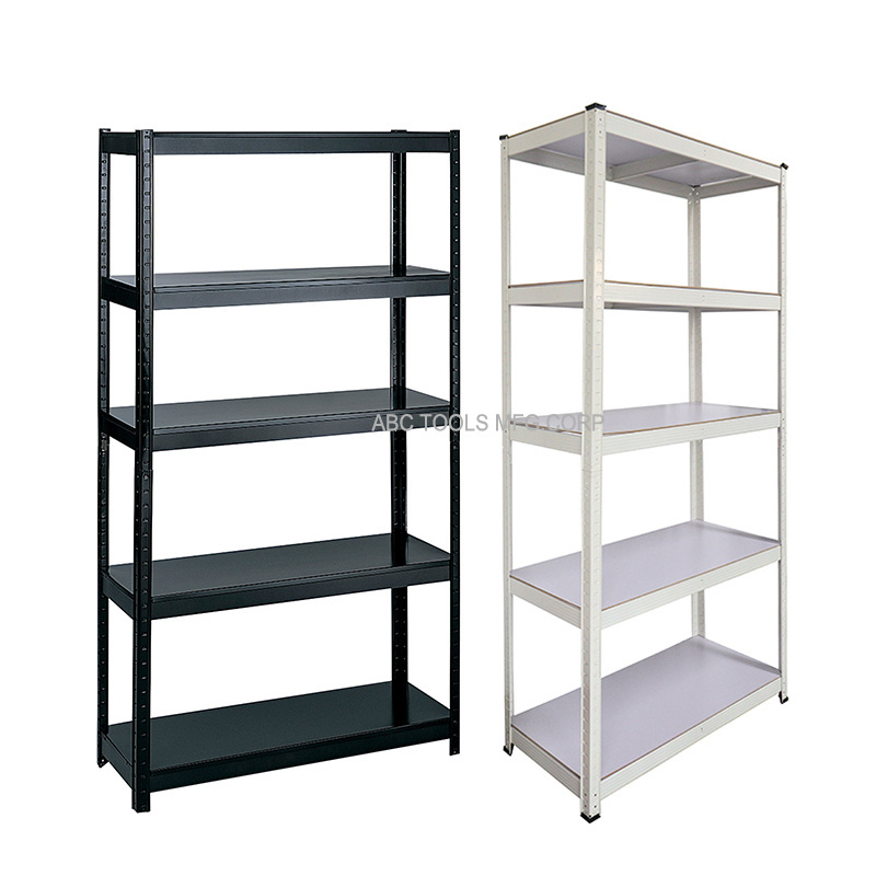 Estantes Heavy Duty 5 Layer Laminated Storage Adjustable Boltless Steel Metal Shelf Rack