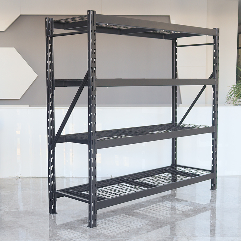 5 layer/4 tier Heavy duty adjustable metal boltless storage commercial garage rack shelving