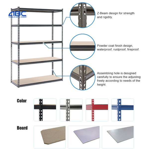 Metal Shelves Shelving Unit Boltless Storage Steel racking Racks Heavy Duty Shelving