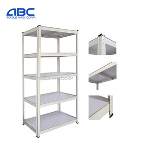 Heavy duty white/black boltless galvanized steel garage storage shelves/steel rack/shelving for Philippine market