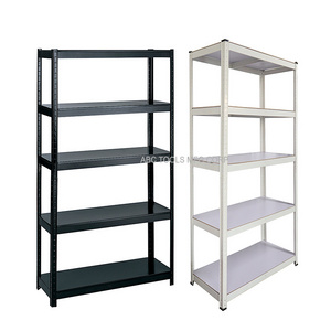 Estantes Heavy Duty 5 Layer Kitchen Laminated Storage Adjustable Boltless Steel Metal Shelf Rack