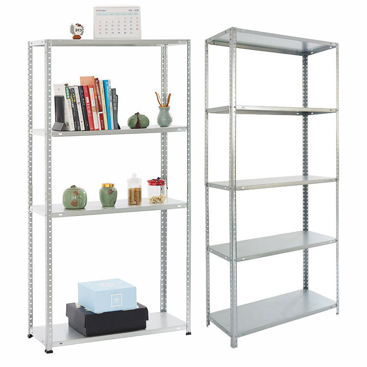 5-Tier Metal Light Duty Bolted  Storage Rack with Adjustable Shelves