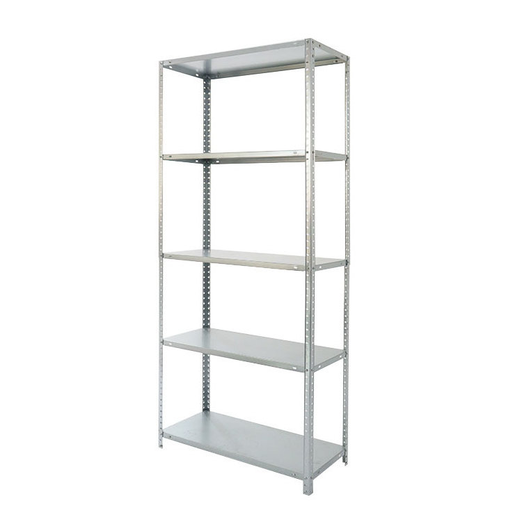 5-Tier Metal Light Duty Bolted  Storage Rack with Adjustable Shelves