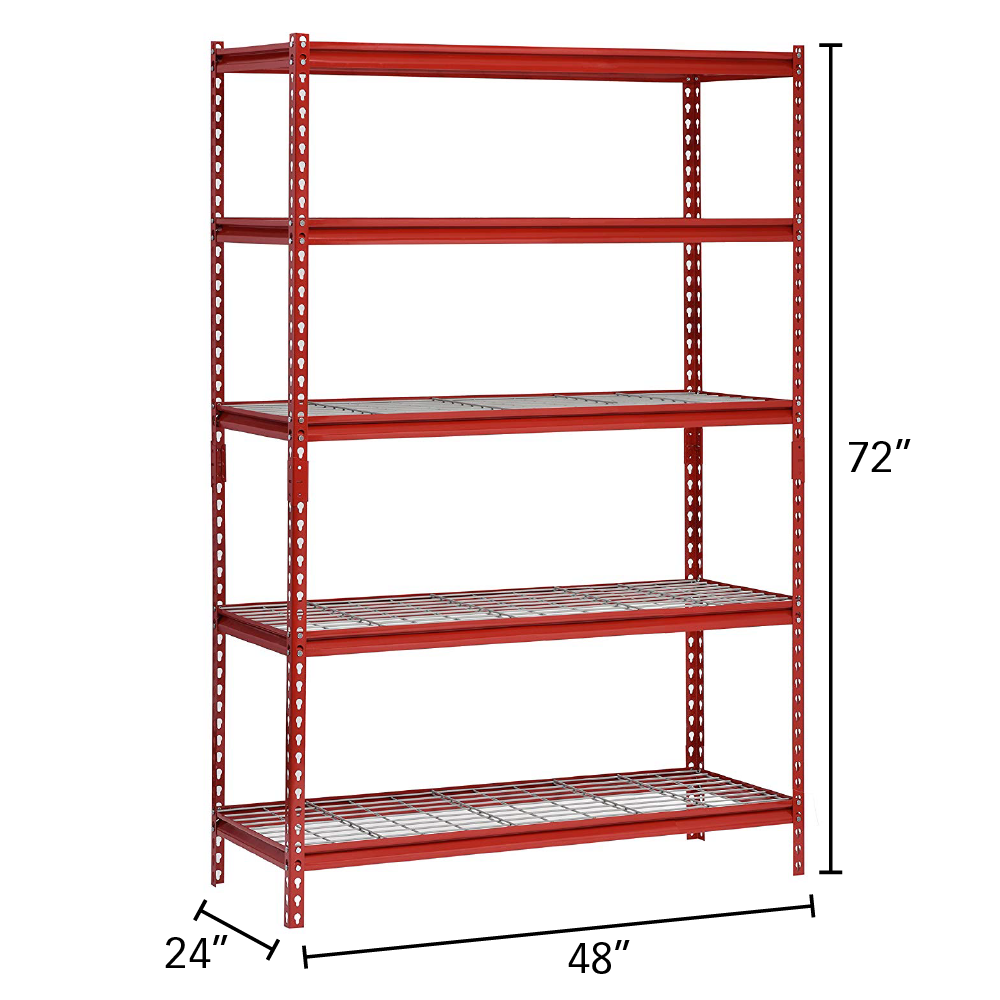 Custom Medium Duty Metal Shelf Commercial 1.5m Beams for Boltless Shelving 400kg Load