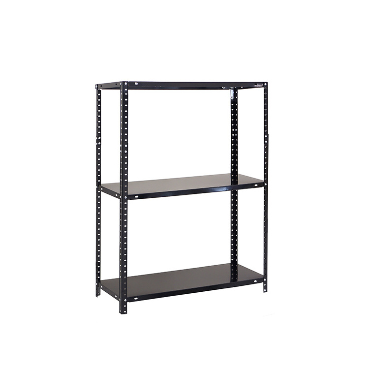 Light Duty Galvanized Steel 4 Tier Adjustable Bolted Rack All Metal Storage Shelving