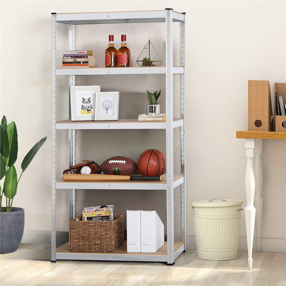 China Supplier Direct Sale Racks Metal Shelves Garage Boltless 5 Tier Rack Racking Steel Shelving for Storage