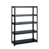 5 tiers/layer 120x40x180 heavy duty galvanized metal steel boltless slotted shelving stacking storage rack/racking