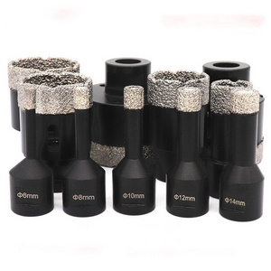 Vacuum brazed granite marble stone porcelain tile hole saw core drill bit diamond drills hole saw hole cutter