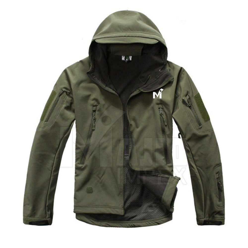 Top Quality New Outdoor Fleece Jacket Tactical Man Thermal Polar Hooded Outerwear Coat Clothes Jacket