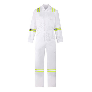 Custom Work Safety Suit Coverall Reflective Taped Safety Construction Work Coverall Men Women