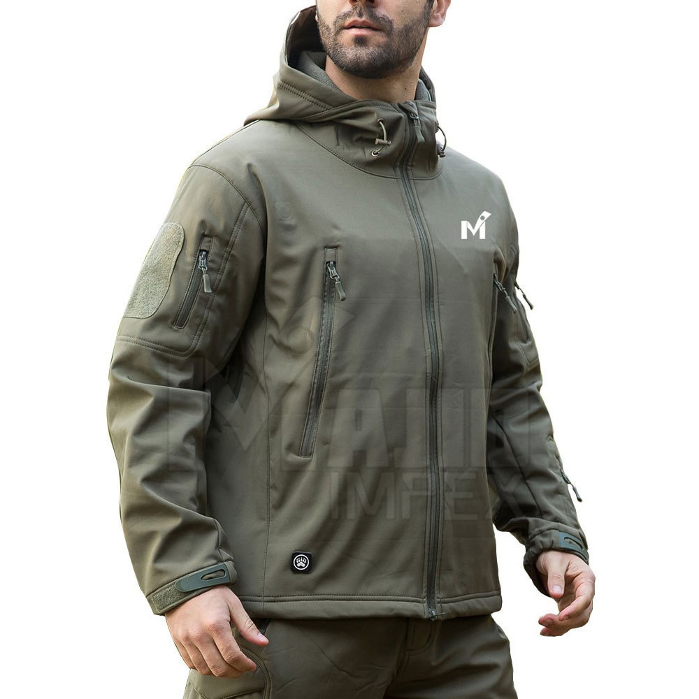 Top Quality New Outdoor Fleece Jacket Tactical Man Thermal Polar Hooded Outerwear Coat Clothes Jacket