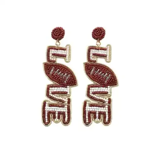 2023 Trending New arrival hand embroidery earring customize desgin with wholesale rate IndiaHandmade Earrings For Women Girls