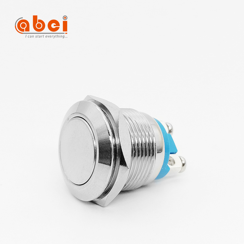 reset switch 19mm waterproof metal stainless steel switches momentary domed push button switch