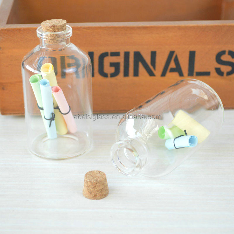 Small Glass  Match Cloche Matches Collection Bottle  Glass Jar Matchsticks