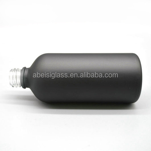 Serum Pump Bottle 100ml Luxury Cosmetic Containers Empty Cosmetic Bottle In Black  Bottle with Packing box