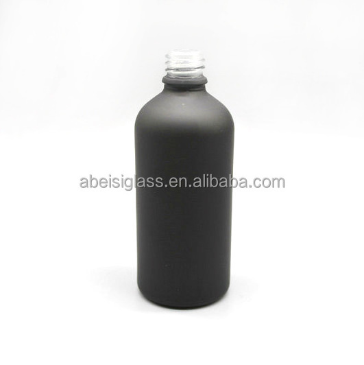 Serum Pump Bottle 100ml Luxury Cosmetic Containers Empty Cosmetic Bottle In Black  Bottle with Packing box