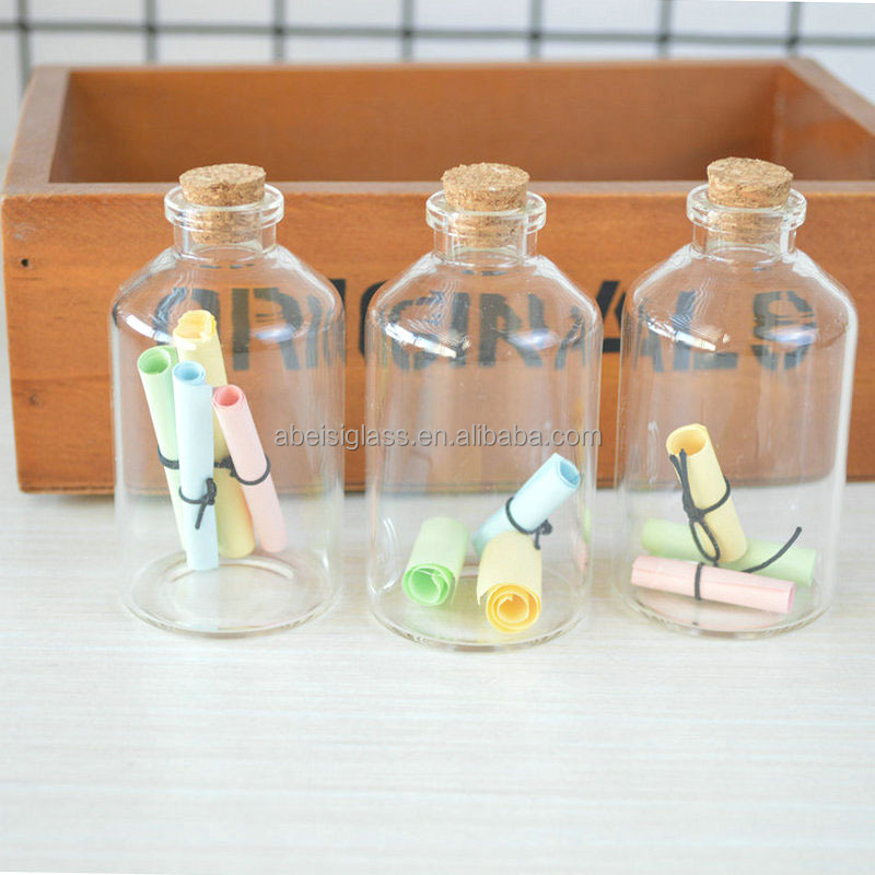 Small Glass  Match Cloche Matches Collection Bottle  Glass Jar Matchsticks