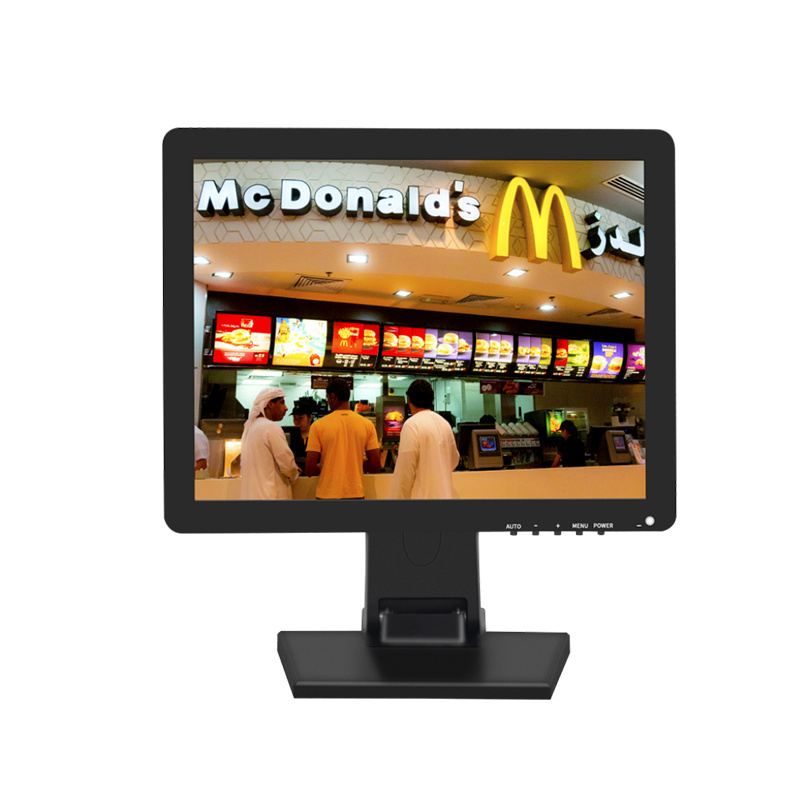 Factory customize 15 inch LCD monitor 1024*768 capacitive touch screen 300cd/m2 touch screen monitor