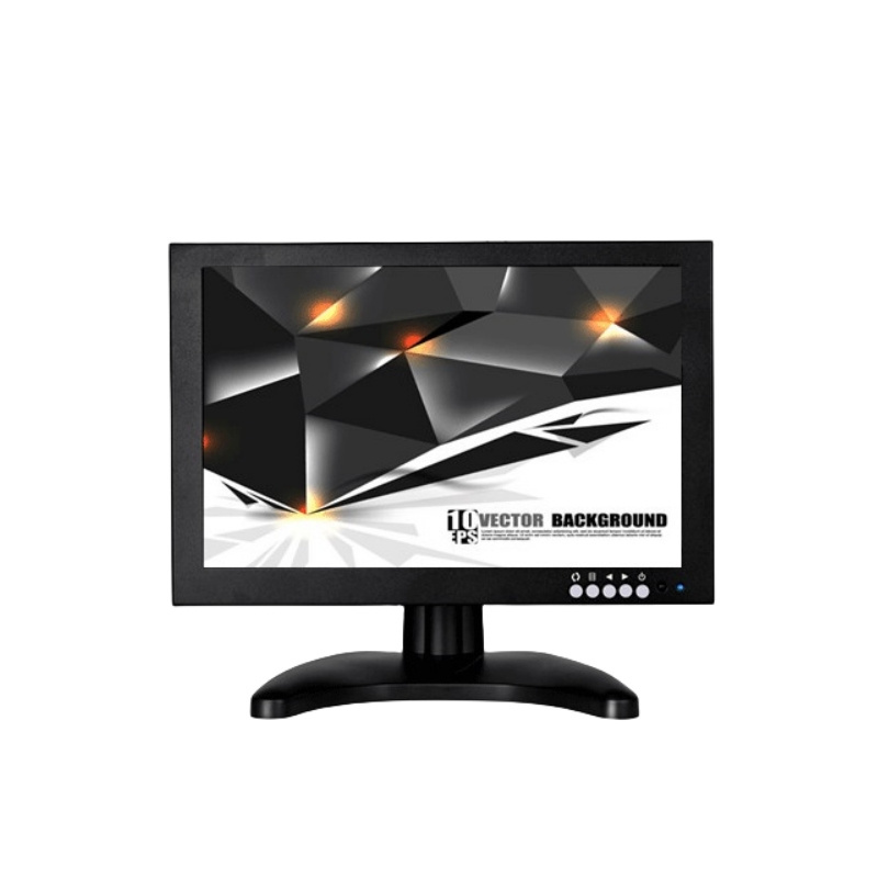 10.1 inch HD LCD Monitor EDP wide screen IPS screen BNC waterproof outdoor use CCTV monitor