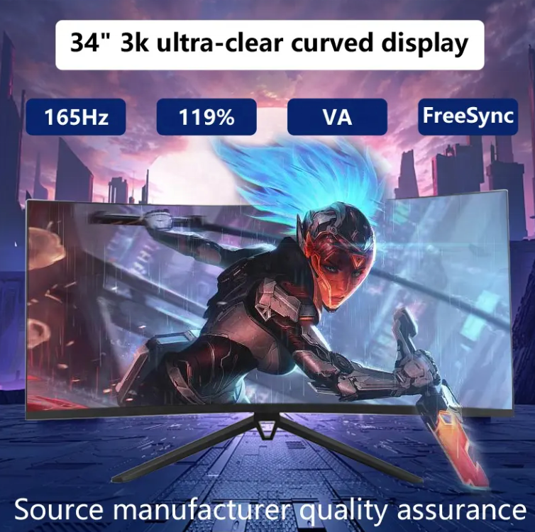 OEM 19 20 21.5 22 24 27 32 Inch PC led Gamer Borderless Display Monitors 144HZ 165HZ Computer Desktop Gaming 2K 4K lcd Monitor