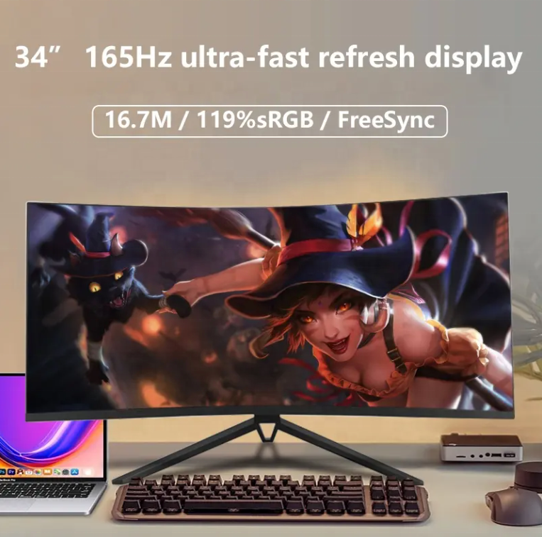 OEM 19 20 21.5 22 24 27 32 Inch PC led Gamer Borderless Display Monitors 144HZ 165HZ Computer Desktop Gaming 2K 4K lcd Monitor