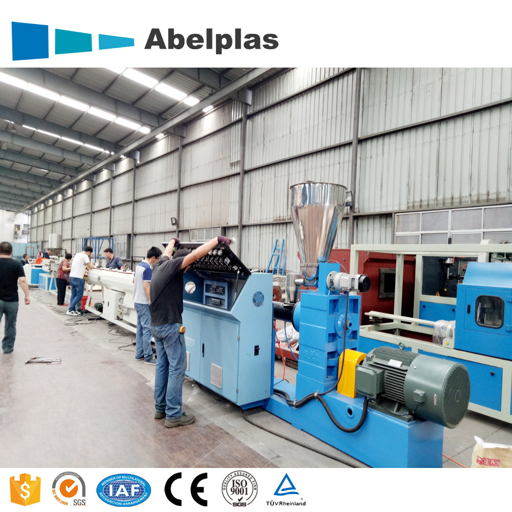 Plastic Pipe Extrusion Line factory price plastic pipe making machine for PPR PP PPB PPC PE RE resin