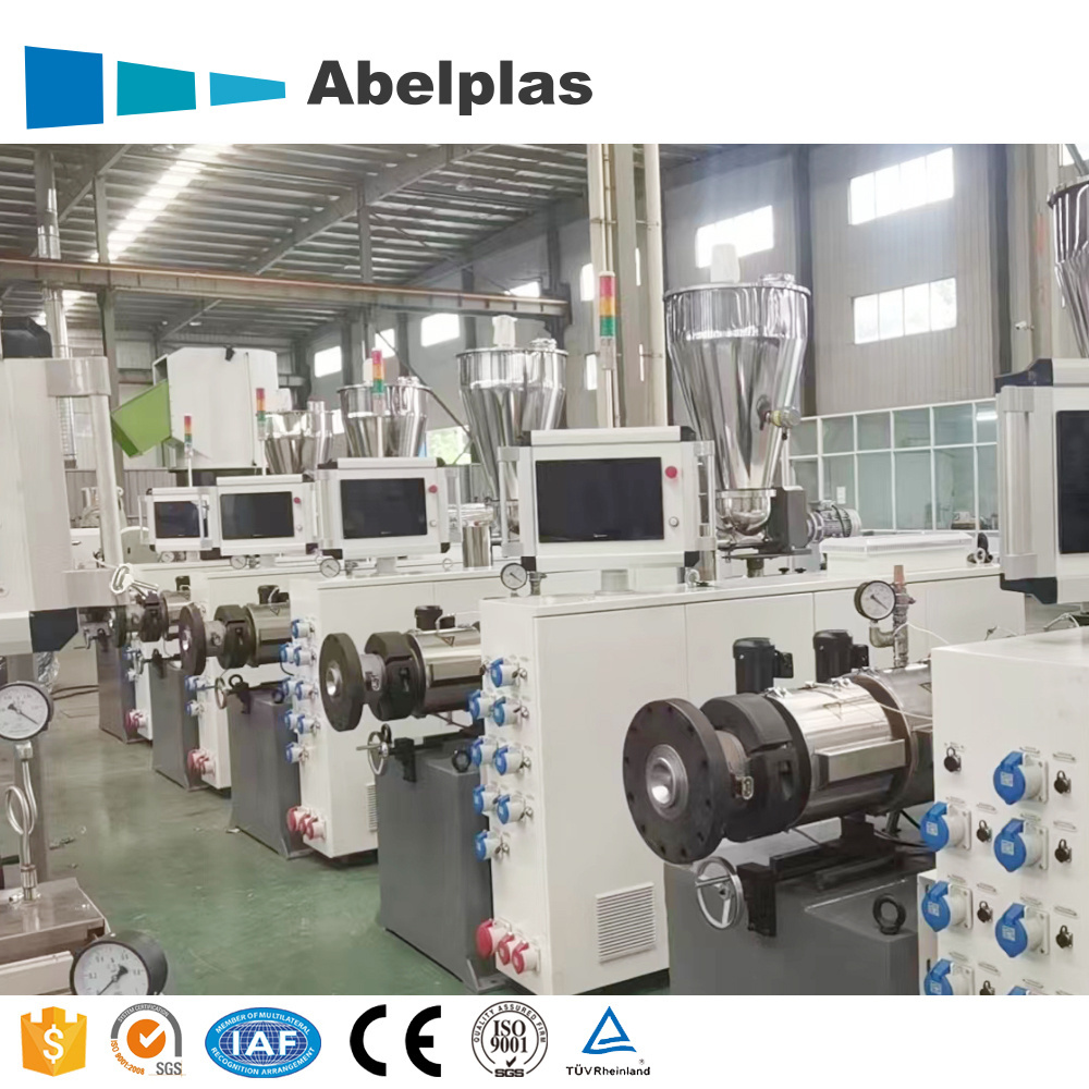 Plastic Pipe Extrusion Line factory price plastic pipe making machine for PPR PP PPB PPC PE RE resin