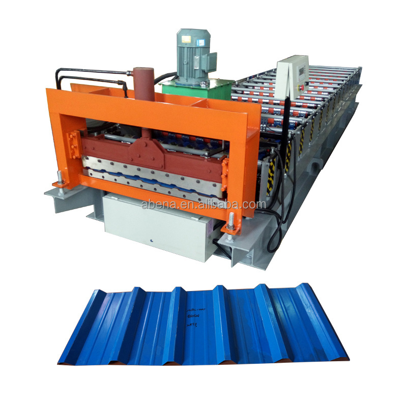 Used double layer roof tile making forming machine zinc steel roll roofing sheets making machine