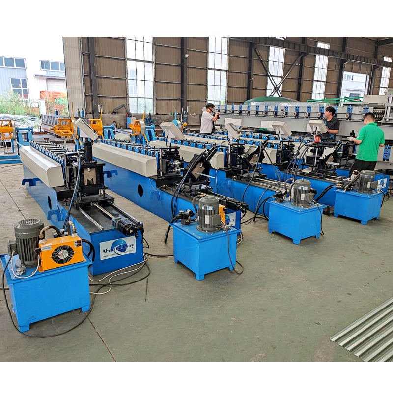 Galvanized metal steel drywall studs and track machine roll former machine