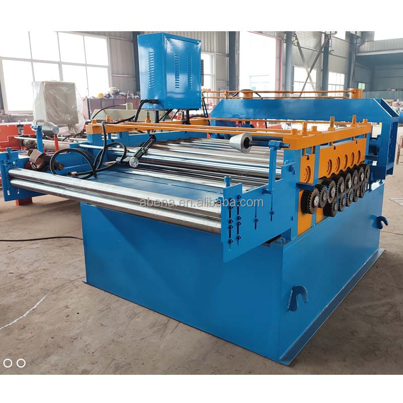 Galvanized Iron Cutting Leveling Roll Forming Machine Steel Coil Flatten Slitting Machine