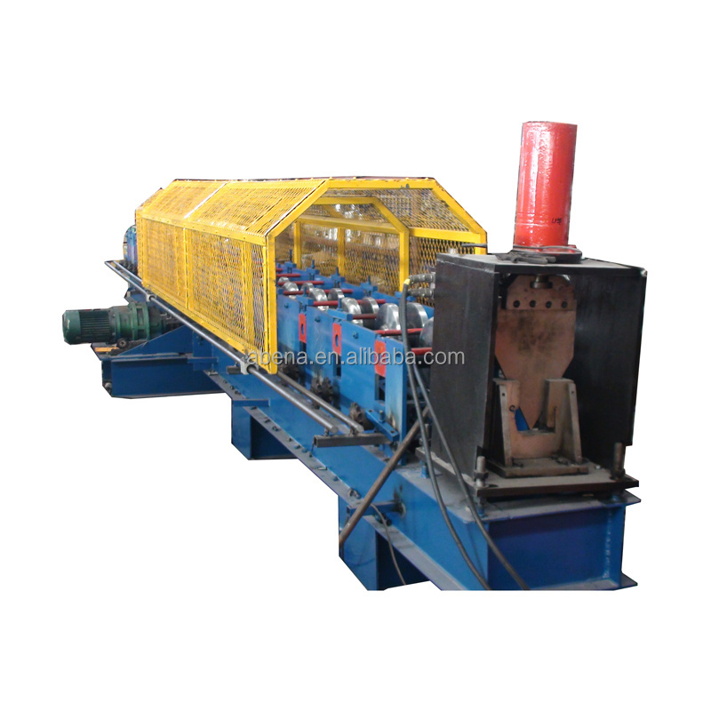 steel roofing metal water rain gutter roll forming making machine