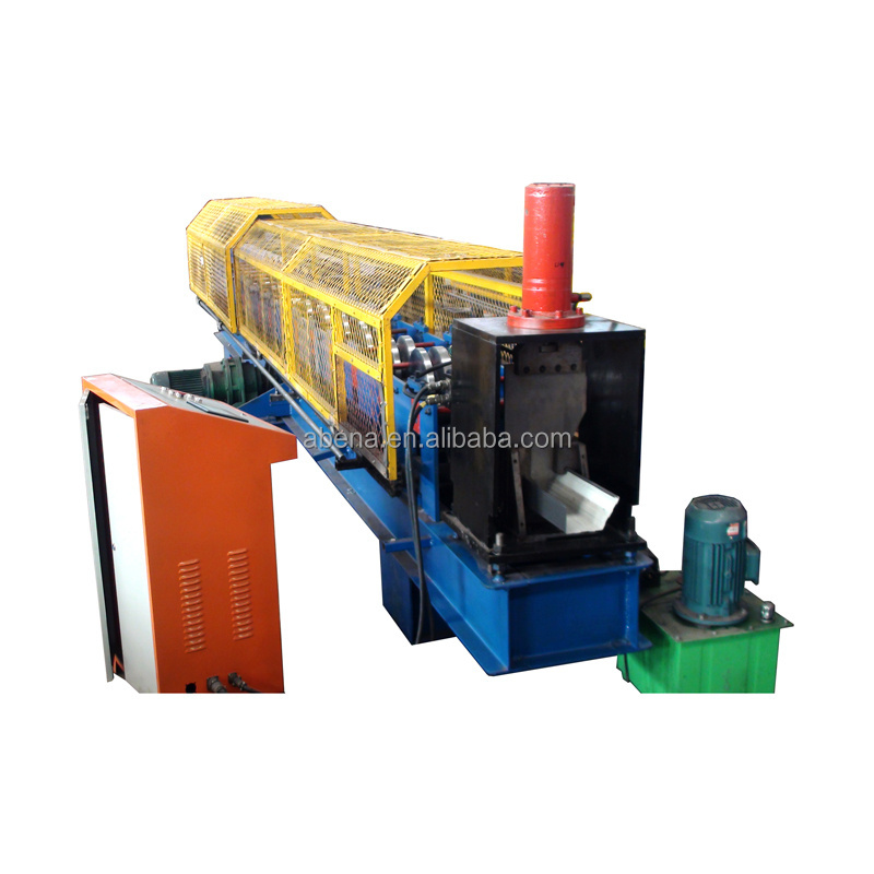 steel roofing metal water rain gutter roll forming making machine