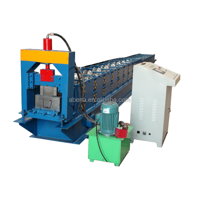 steel roofing metal water rain gutter roll forming making machine