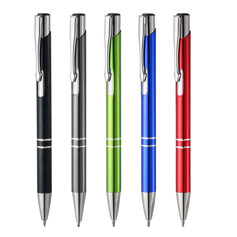 New Promotion luxury Ballpoint pens With Personalized Custom Laser Engraved Print Branded Logo Manufacturer Gift metal pens