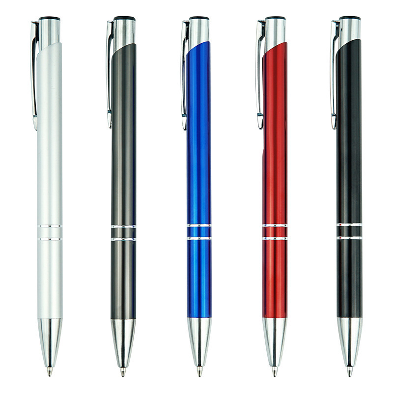 New Promotion luxury Ballpoint pens With Personalized Custom Laser Engraved Print Branded Logo Manufacturer Gift metal pens