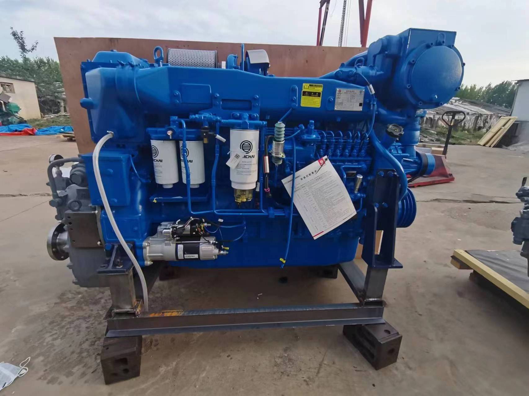 Weichai WD10 312 hp marine diesel engine marine diesel engine single cylinder 300 hp diesel marine engine