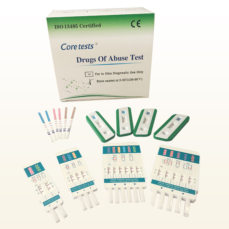 Household Urine Drug Test Strip Box Urine Drug Test Board THC COC MOP AMP MET Test