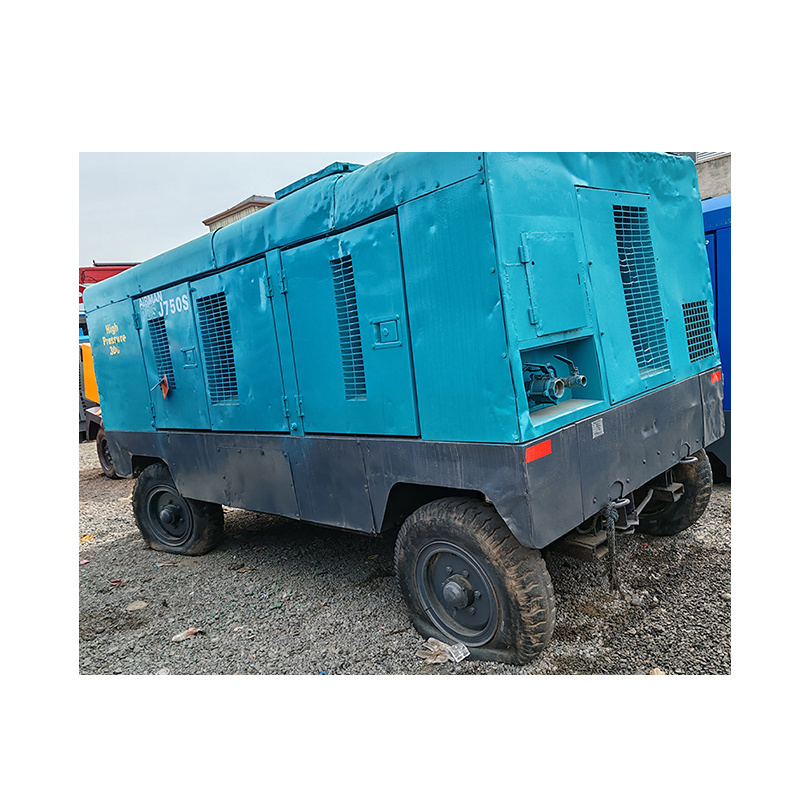 750cfm Second hand 2017 model Airman PDS750S  HONI engine 20.8 bar portable diesel Screw air compressor