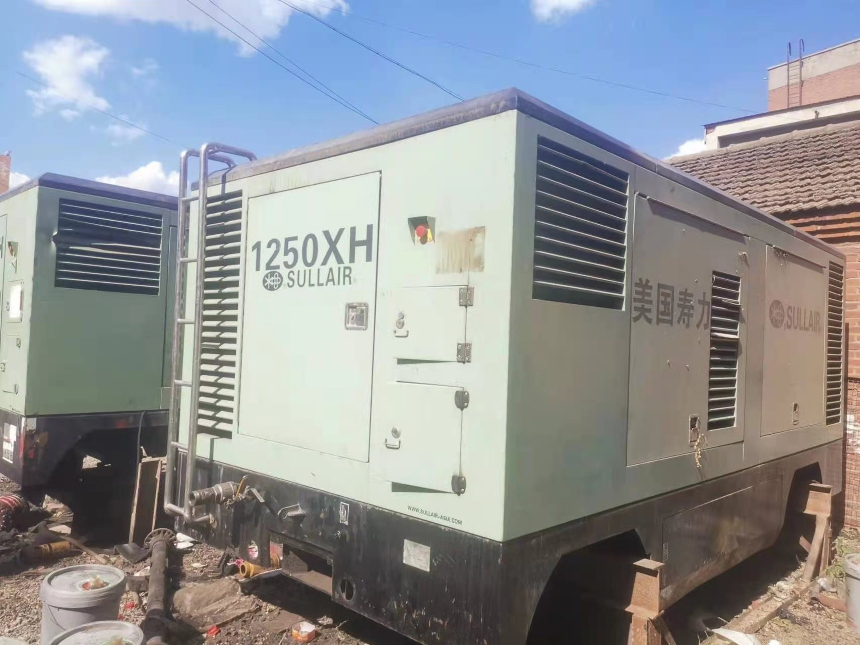 1250cfm Second hand Sullair DWQ1250XH 25 BAR CAT engine portable diesel Screw air compressor