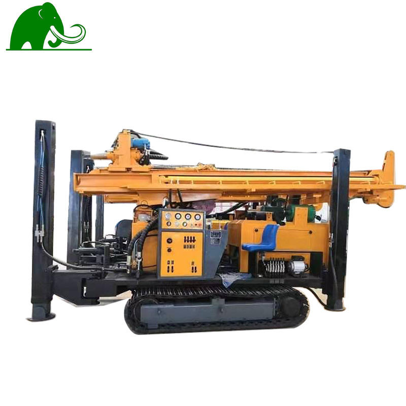 Used Drill Machine 200m 300m 600m Crawler Diesel Water Well Drilling Rigs with Low Price