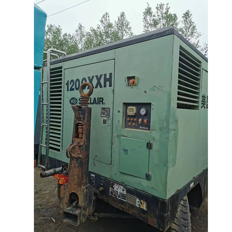 1100cfm Second hand Sullair DWQ1100XHH 35 BAR CAT engine portable diesel Screw air compressor