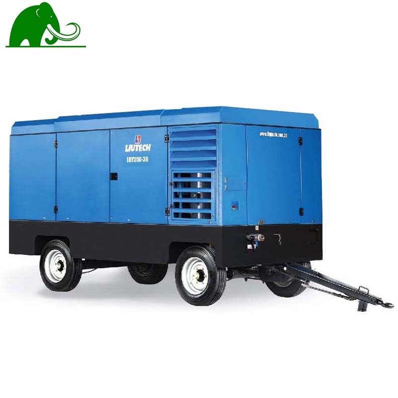 High air-pressure Diesel Portable  Mobile or Skid - mounted Screw Air compressor For Drilling rig