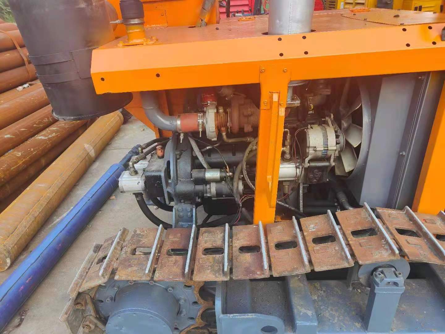 Used 50m Rock And Soil Crawler Rotary Diesel Mine Water Well Drilling Rig for Sale